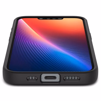 Spigen Liquid Air iPhone 16e viedtālruņa apvalks - matēts melns