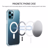 TEL PROTECT MagSilicone Caurspīdīgs Viedtālruņa apvalks Iphone 15 Pro