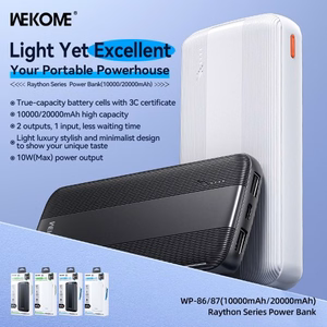 Portatīvais lādētājs WK Design „WP-87“ melns 20000mAh