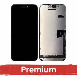LCD displejs saderīgs ar iPhone 16 Pro melns (Hard OLED / Premium) /*Removable IC*/