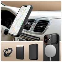 Tech-Protect Kevlar Aura Magnētiskais viedtālruņa apvalks iPhone 17 - melns