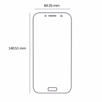 Rūdītais stikls 2,5D Samsung Galaxy A5 2017 (A520)