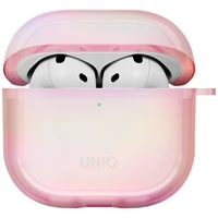 Uniq Iridescia AirPods 4 Hang Case - holo rozā