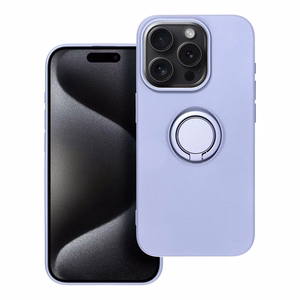 SILIKONA GREDZENS viedtālruņa apvalks IPHONE 15 Pro violets