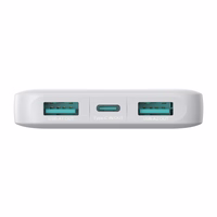 Portatīvais lādētājs Joyroom JR-PBF12 10000mAh 2,4A 2x USB-A 1x USB-C (balts)