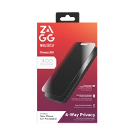 ZAGG InvisibleShield Glass Elite Privacy 360 aizsargstikls iPhone 16 Pro viedtālrunim