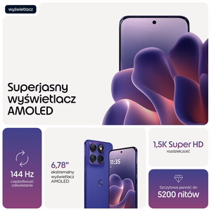 Motorola edge 70 fusion 17.2 cm (6.78") Dual SIM Android 16.0 5G USB Type-C 12 GB 256 GB 7000 mAh Violet