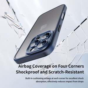 Rock Guard Touch Matte sērijas viedtālruņa apvalks Iphone 16 Plus melns