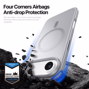 DUX DUCIS viedtālruņa apvalks YIND saderīgs ar MagSafe IPHONE 17 AIR pelēks