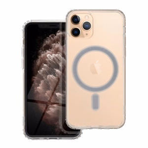 Viedtālruņa apvalks, saderīgs ar MagSafe iPhone 11 Pro (caurspīdīgs)