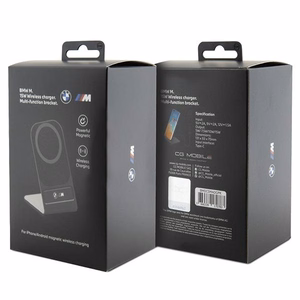 BMW nice. indukcijas lādētājs BMDCSMADGPK 15W melns/melns M Edition MagSafe