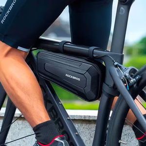 Rockbros B67 ūdensizturīga velosipēda rāmja soma - melns