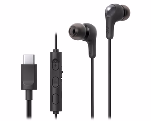 JVC HA-FR9UCBU - in-ear headphones, melns