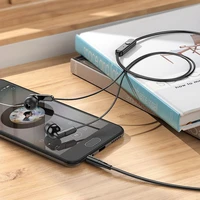 HOCO vadu austiņas Jack 3,5 mm ar mikrofonu M121 melnas