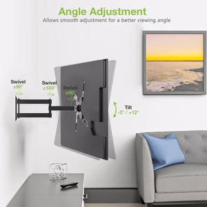 Techly 23-55 Universal LCD TV Wall Mount Bracket melns" ICA-PLB 136M