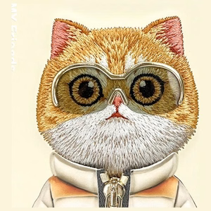 Nimmy Cool&Cute 2.0 Kaķa viedtālruņa apvalks iPhone 16 - zaļš