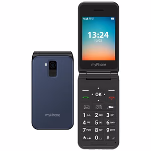 myPhone Flip LTE Navy Blue 2.8 " TFT 48 MB 128 MB 3G Bluetooth 2.1 USB version Type-C Built-in camera Main camera resolution 1.3 MP 1000 mAh