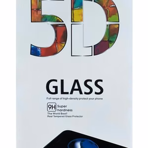 Rūdīts stikls 5D Full Glue Samsung G973 S10 izliekts melns bez cauruma