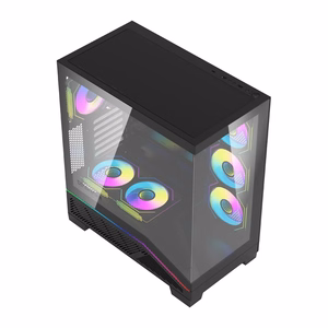 Datora korpuss DarkFlash K430 + 6 ventilatori (melns)