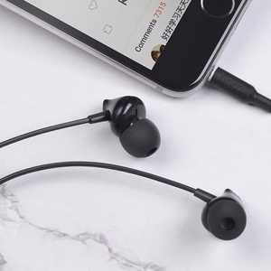 HOCO vadu austiņas Jack 3,5 mm ar mikrofonu M60 melnas