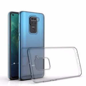 Viedtālruņa apvalks īpaši plāns 0,5 mm Xiaomi Redmi Note 9 Pro caurspīdīgs
