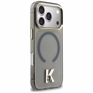 Karl Lagerfeld IML K Head Logo MagSafe Maciņš for iPhone 17 Pro Max - melns