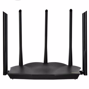 Tenda TX12 PRO bezvadu maršrutētājs Fast Ethernet divjoslu (2.4 GHz / 5 GHz) melns