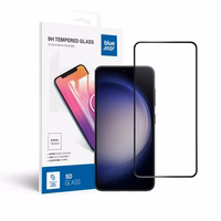 Aizsargstikls Blue Star - SAMSUNG Galaxy S23 pilna seja (pilna līme/saderīgs ar apvalku) - melns Aizsargstikls Blue Star