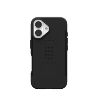 UAG Civilian Magsafe iPhone 16 viedtālruņa apvalks – melns