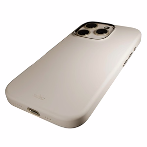 Puro Icon Mag Pro Magnētiskais silikona viedtālruņa apvalks iPhone 16 Pro - bēšs