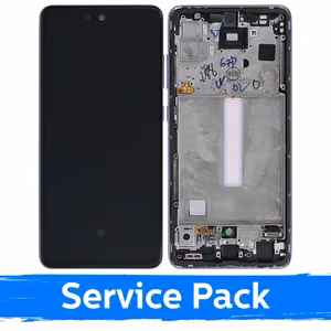 LCD Displejs Saderīgs ar Samsung A528 A52s Ar Frame / Awesome Violets / (Service Pack)