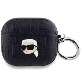 Karl Lagerfeld Monogram Karl Head viedtālruņa apvalks AirPods 3 - melns