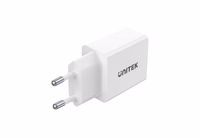 Unitek P1113A-EU - charger 2X USB-A,12W, balts