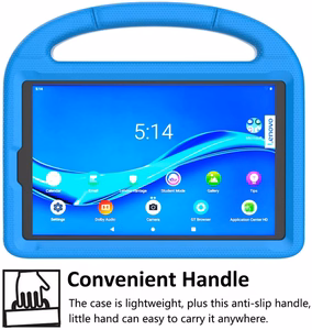 Korpuss triecienizturīgs bērniem Samsung X200/X205 Tab A8 10.5 2021 tumši zils