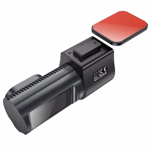 Auto kamera Hoco ar displeju 1,47" 2K + aizmugurējā kamera 720P/25fps DV8 melna