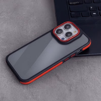 Telefona Maciņš "Crystal Black" Samsung S911 S23 Sarkans