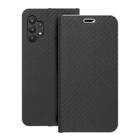 LUNA grāmatas apvalks Samsung A32 5G melns