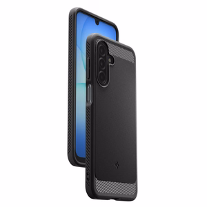 Spigen izturīgs bruņots viedtālruņa apvalks Samsung Galaxy A17 - matēti melns
