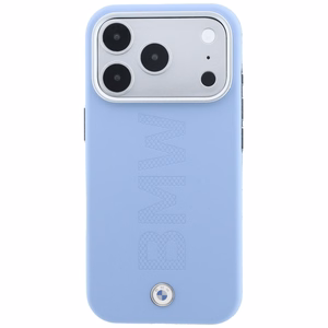 BMW Sign Centered Deboss MagSafe maciņš modelim iPhone 17 Pro / 18 Pro – zils