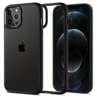 Spigen Ultra Hybrid apvalks viedtālrunim iPhone 12 / 12 Pro - Matēts melns