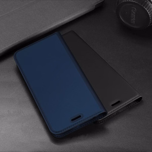DUX DUCIS Skin Pro grāmatas tipa viedtālruņa apvalks Huawei Y5p rozā