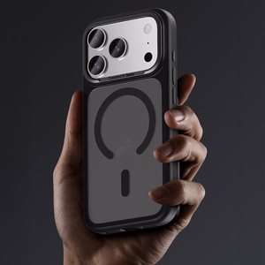 Benks Magnetic Mist maciņš ar metāla rāmi (C.K.FF.AP.BK.0072) iPhone 18 Pro/17 Pro, melns, ar kameras vadības pogu
