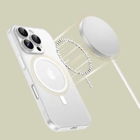 Tech-Protect MagSlim Magnētiskais viedtālruņa apvalks iPhone 16 Pro Max - balts