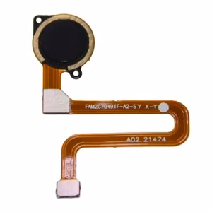 Flex Xiaomi Redmi 10C/Poco C40 ar pirkstu nospiedumu lasītāju melns ORG