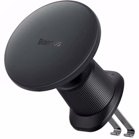 Baseus CW01 automašīnas turētājs iPhone ar 15W indukcijas lādētāju ventilācijas režģim - melns