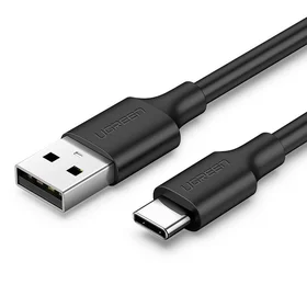 USB kabelis Ugreen US287 USB uz USB-C 3A 1.0m melns
