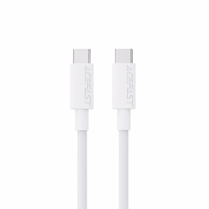 USB kabelis Acefast C18-03 60W no USB-C uz USB-C 1,2 m, balts