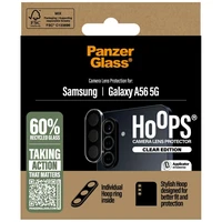 PanzerGlass Hoops rūdītā stikla lēcas aizsargs Samsung Galaxy A56 5G - caurspīdīgs