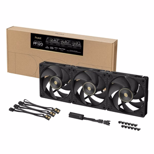 ASUS ProArt PF120 ventilators PWM melns 3in1 datora korpuss 12 cm 3 gab.