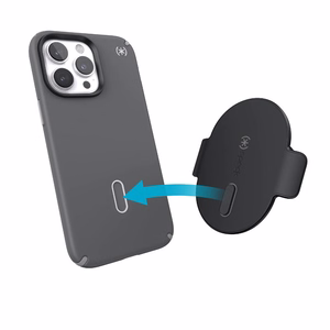 Speck ClickLock MagSafe tālruņa turētājs automašīnas ventilācijas restei, melns